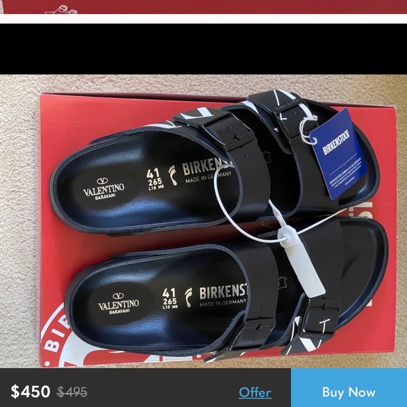 ISO Valentino Birkenstock size 38 - Picture 2 of 2